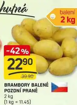 Flop BRAMBORY BALENÉ POZDNÍ PRANÉ 2 kg nabídka