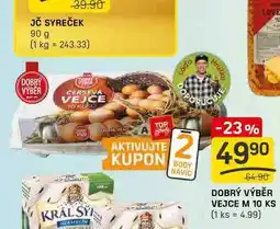 Flop DOBRÝ VÝBĚR VEJCE M 10 KS nabídka