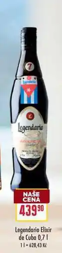 Billa Legendario Elixir de Cuba 0,7l nabídka