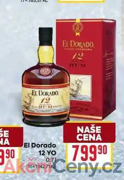 Billa El Dorado 12 YO 0,7l nabídka