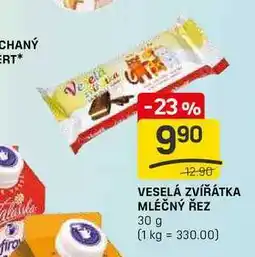 Flop VESELÁ ZVÍŘÁTKA MLÉČNÝ ŘEZ 30 g nabídka