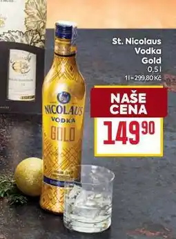 Billa St. Nicolaus Vodka Gold 0,5l nabídka
