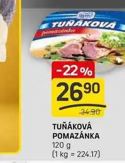 Flop TUŇÁKOVÁ POMAZÁNKA 120 g nabídka