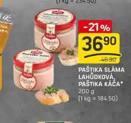 Flop PAŠTIKA SLÁMA LAHŮDKOVÁ, PAŠTIKA KÁČA 200 g nabídka