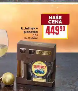 Billa R. Jelínek + placatka 0,5l nabídka