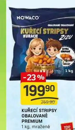Flop KUŘECÍ STRIPSY OBALOVANÉ PREMIUM 1 kg nabídka