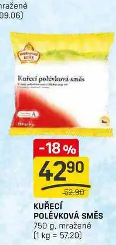 Flop KUŘECÍ POLÉVKOVÁ SMĚS 750 g, mražené nabídka