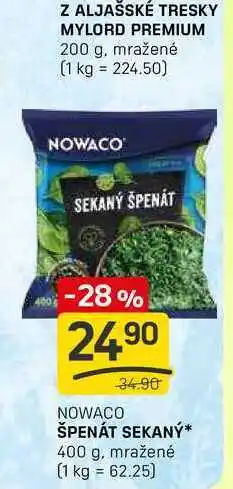 Flop ŠPENÁT SEKANÝ 400 g, mražené nabídka
