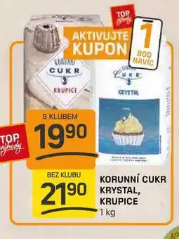 Flop KORUNNÍ CUKR KRYSTAL, KRUPICE 1 kg nabídka