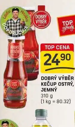 Flop DOBRÝ VÝBĚR KEČUP OSTRÝ, JEMNÝ 310 g nabídka