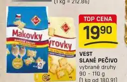 Flop VEST SLANÉ PEČIVO vybrané druhy 90 - 110 g nabídka