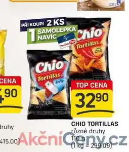 Flop CHIO TORTILLAS různé druhy 110g nabídka