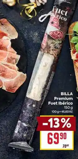 Billa BILLA Premium Fuet Ibérico 150 g nabídka