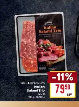 Billa BILLA Premium Italian Salami Trio 120 g nabídka