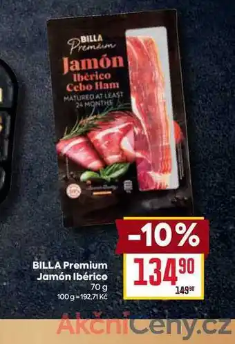 Billa BILLA Premium Jamón Ibérico 70 g nabídka