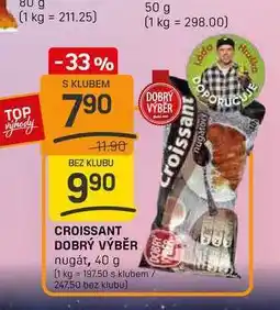 Flop CROISSANT DOBRÝ VÝBĚR nugát, 40 g nabídka