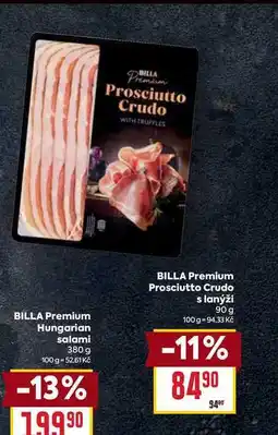 Billa BILLA Premium Hungarian salami 380 g nabídka