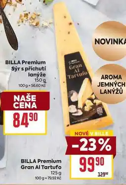 Billa BILLA Premium Gran Al Tartufo 125 g nabídka