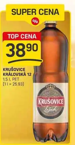 Flop KRUŠOVICE KRÁLOVSKÁ 12 1,5 I, PET nabídka