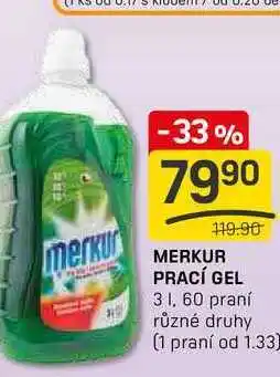 Flop MERKUR PRACÍ GEL 3l nabídka