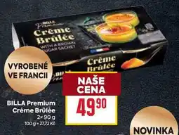 Billa BILLA Premium Créme Brûlée 2× 90 g nabídka