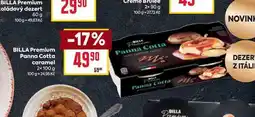Billa BILLA Premium Panna Cotta caramel 2x 100 g nabídka