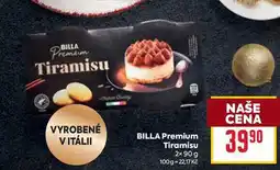 Billa BILLA Premium Tiramisu 2x 90 g nabídka
