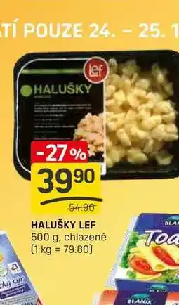 Flop HALUŠKY LEF 500 g, chlazené nabídka