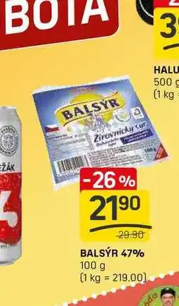 Flop BALSÝR 47% 100 g nabídka