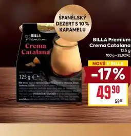 Billa BILLA Premium Crema Catalana 125 g nabídka