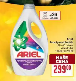 Billa Ariel Prací prostředek 26-40 dávek nabídka