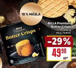 Billa BILLA Premium Butter Crisps 250 g nabídka