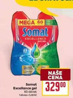 Billa Somat Excellance gel 60 dávek nabídka