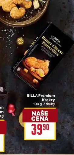 Billa BILLA Premium Krekry 100 g nabídka