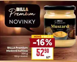 Billa BILLA Premium Medová hořčice 200 g nabídka