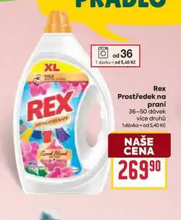 Billa Rex Prostředek na praní 36-50 dávek nabídka