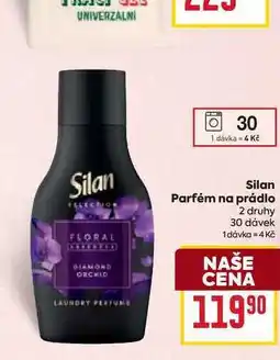 Billa Silan Parfém na prádlo 2 druhy 30 dávek nabídka
