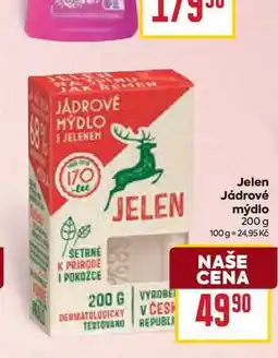 Billa Jelen Jádrové mýdlo 200 g nabídka