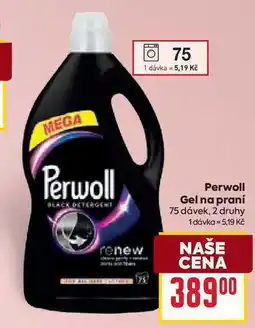 Billa Perwoll Gel na praní 75 dávek nabídka