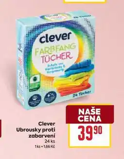 Billa Clever Ubrousky proti zabarvení 24 ks nabídka