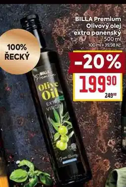 Billa BILLA Premium Olivový olej extra panenský 500 ml nabídka