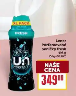 Billa Lenor Parfemované perličky fresh 495 g nabídka