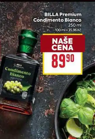 Billa BILLA Premium Condimento Bianco 250 ml nabídka