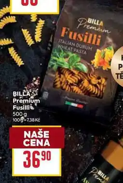 Billa BILLA Premium Fusilli 500 g nabídka