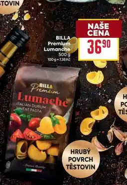 Billa BILLA Premium Lumache 500g nabídka