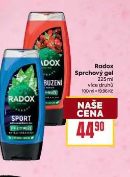 Billa Radox Sprchový gel 225 ml nabídka