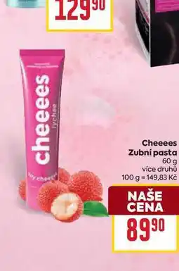 Billa Cheeees Zubní pasta 60 g nabídka