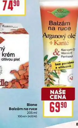 Billa Bione Balzám na ruce 205 ml nabídka