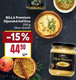 Billa BILLA Premium Dijonská hořčice 200 g nabídka