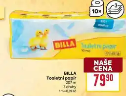 Billa BILLA Toaletní papír 207 m nabídka